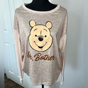 NWOT Disney Winnie the Pooh Graphic one Top Sweatshirt